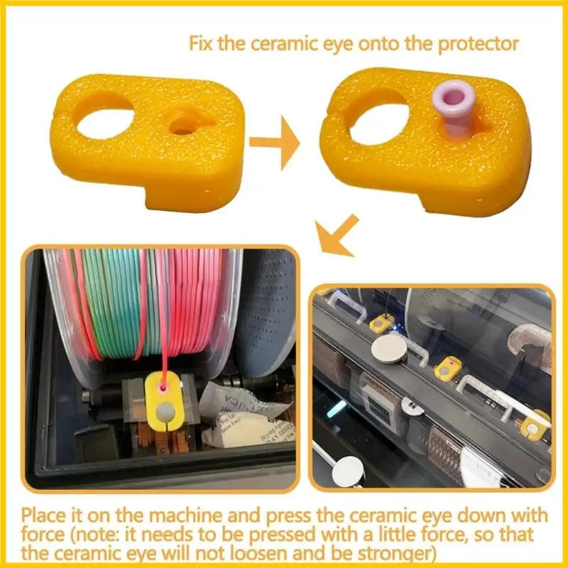 

4pcs впускной керамический адаптер защитный защитник.