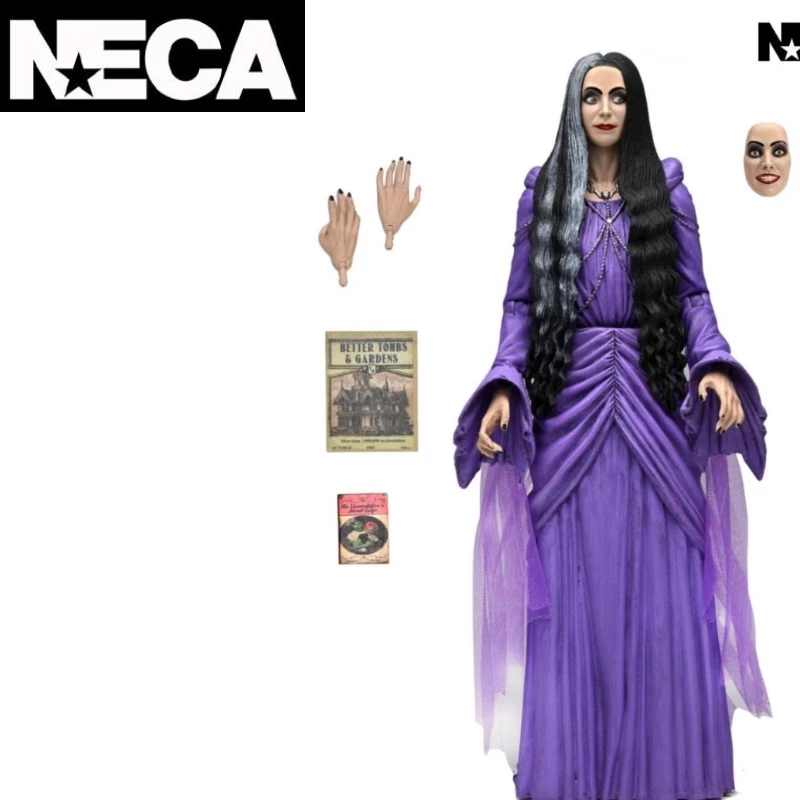 

In Stock NECA Original2022 Movie The The MUNSTERS Family Mrs. Lily 7 Inches Moving Doll Great Gift From A Collector.