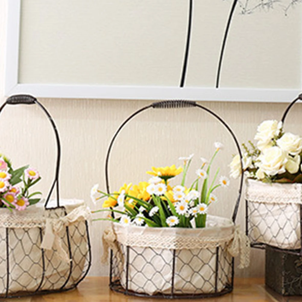 

Linen Storage Basket Garden Fish Baskets Shelves Light Grey Jute H made Portable Multi Purpose Home Decor Storage Solution Wall