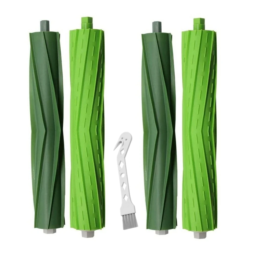 2 ชุดเปลี่ยนแปรงลูกกลิ้งยางสําหรับ IRobot Roomba I3 I3 + I6 + I7 I7 + I8 + Plus E5 E6 E7 อะไหล่เครื่องดูดฝุ่น