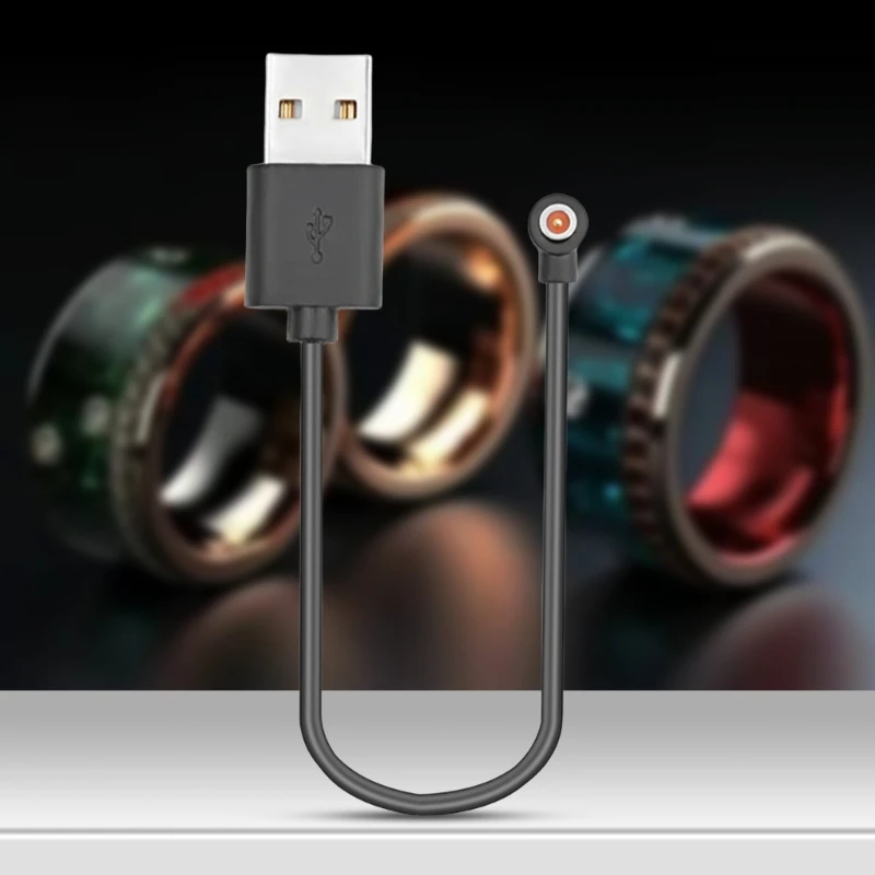 Convenient USB Charging Cable Strong PVC Cord For Intelligent Rings Beauty Tools