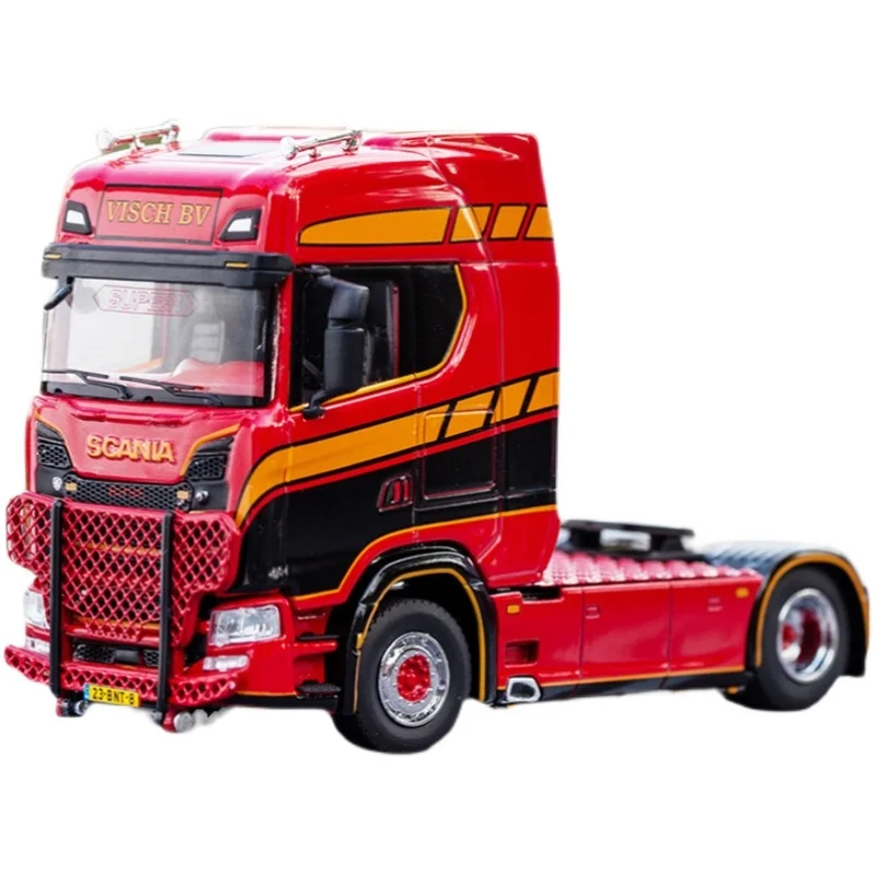 GCD Scania S730 Heavy Truck Tractor 1:64 Simulation Alloy Construction Vehicle Model Static Collection Ornament - view 4