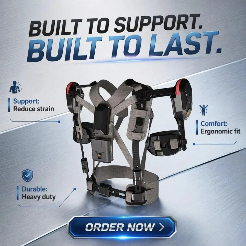 Upper Limb Exoskeleton Robot Class II Medical Device Supporting Stabilizing Overhead Tasks Arm Shoulder Support Industrial