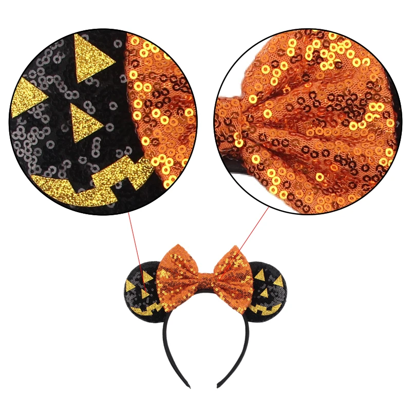 أحدث ميكي ماوس آذان عقال ميني هيرباند الساخن شخصية كرتونية تأثيري الكبار الاطفال هالوين حفلة السفر إكسسوارات الشعر