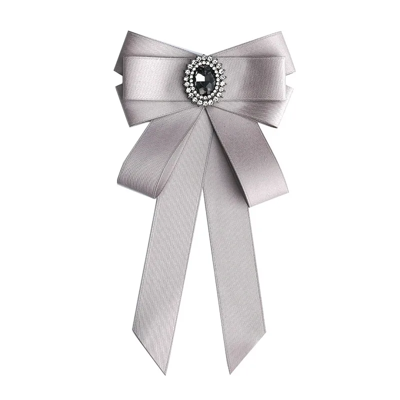 Handgemachte Mode neue Schmetterling Knoten Band Diamant Fliege College weiß Strass Süßigkeiten Farbe Fliege Geschenk für Schulmädchen Krawatte – Detail 17
