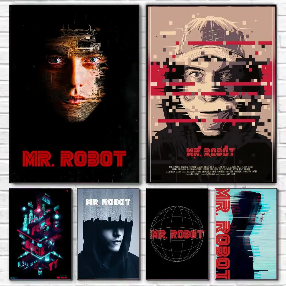 TV Series Mr. Robot Poster Stylish Wall Art Print for Living Room Bedroom Study Office Café Home Decor Modern Gift