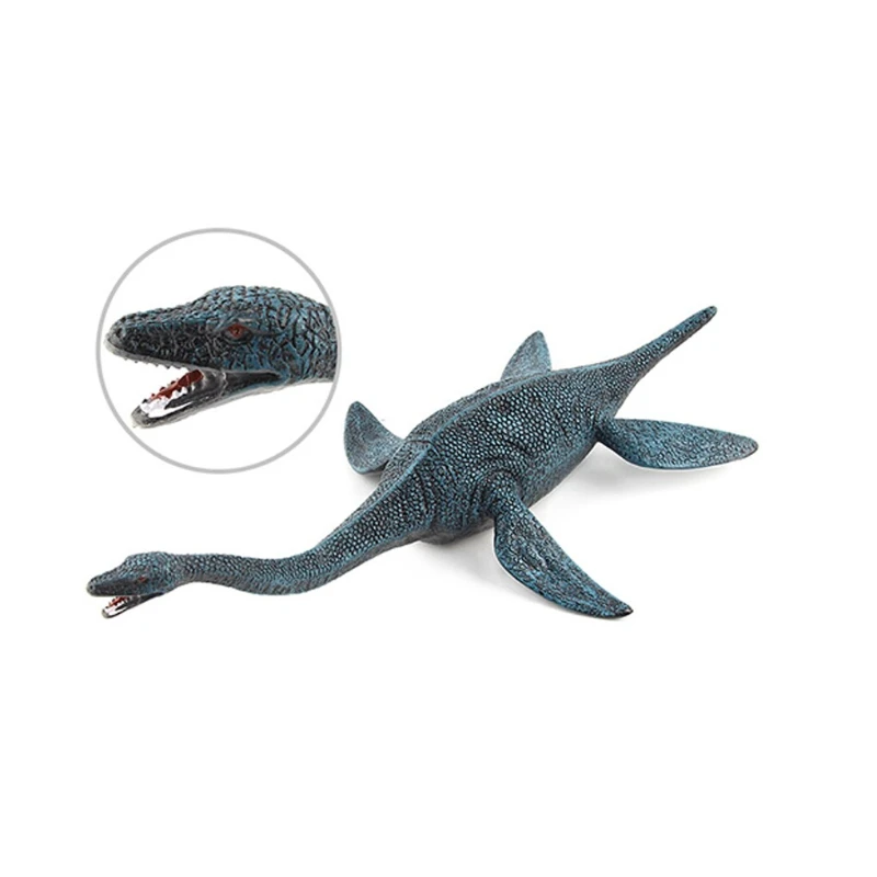 1pcs Dinosaur Toys Biological Educational Plastic Simulated Plesiosaurus Dinosaur Model Kids Children Toy Gift For Boys