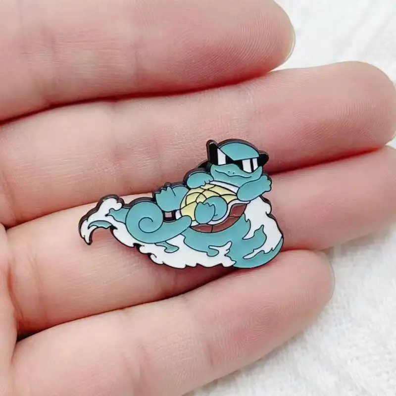 8pcs alloy drip oil cartoon baby peripheral brooch badge, the best choice for gifts view 4