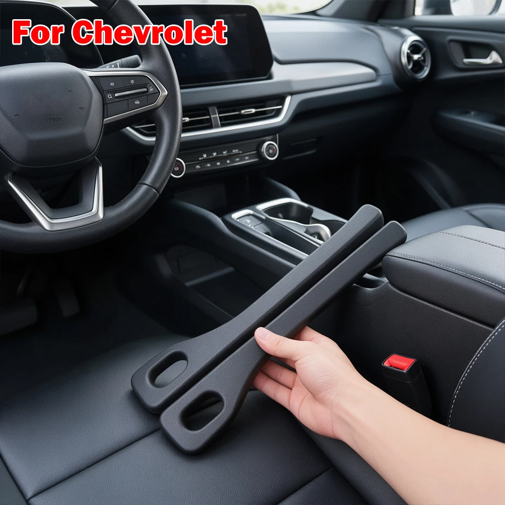 PU Leather Car Seat Gap Filler Prevent Things Falling Accessories For Chevrolet Impala Malibu Tahoe Suburban Traverse Colorado