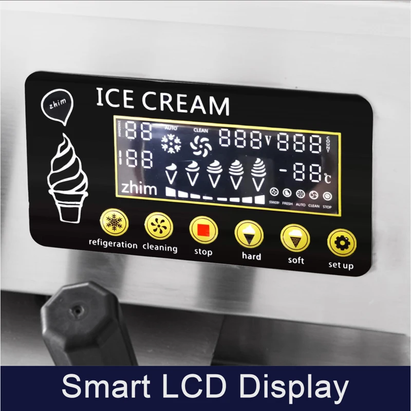 Tabletop Three Color Ice Cream Machine Commercial Ice Cream Maker Machine Automatic Sweet Cone Soft Ice Cream Machine