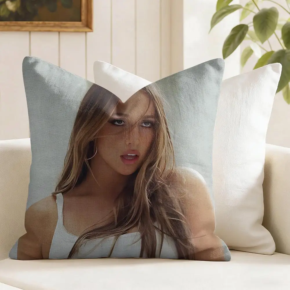 T-Tate M-McRae Cushion Cover Eco Linen Pillow Case | Double-Sided Print, Breathable & Durable, Hidden Zipper Home Decor Gift