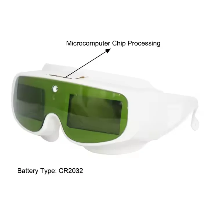نظارات أمان ليزر للتظليل التلقائي لإزالة الشعر بالليزر IPL ومعدات التجميل لحماية العين نظارات أمان Laserprote