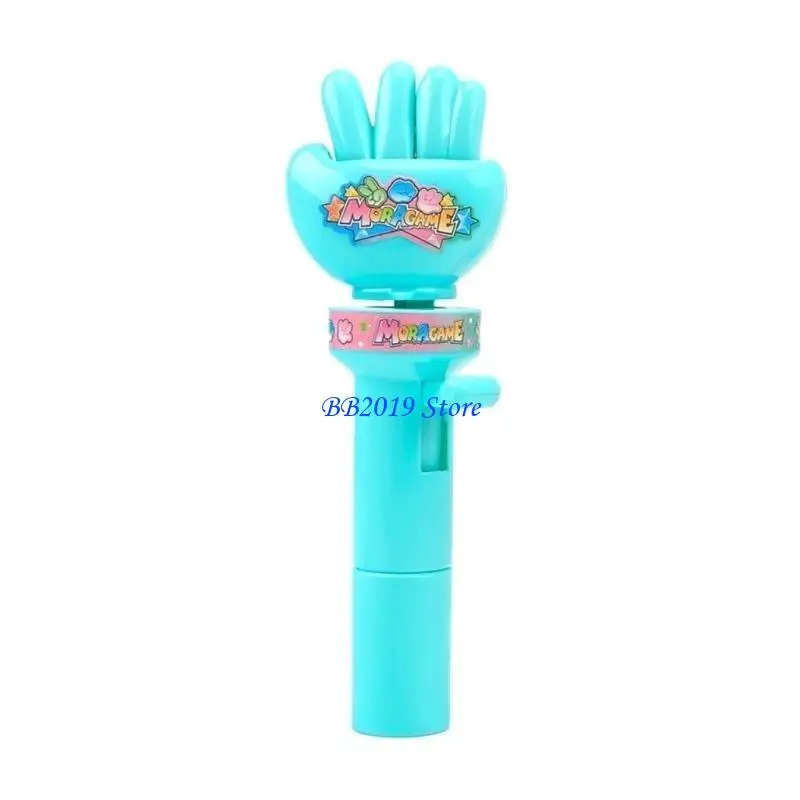 Q0KB Finger Guessing Game Interactive Toy Rock Paper Scissor Game Wand Family Partychess Handheld Rock-Paper-Scissor Toy
