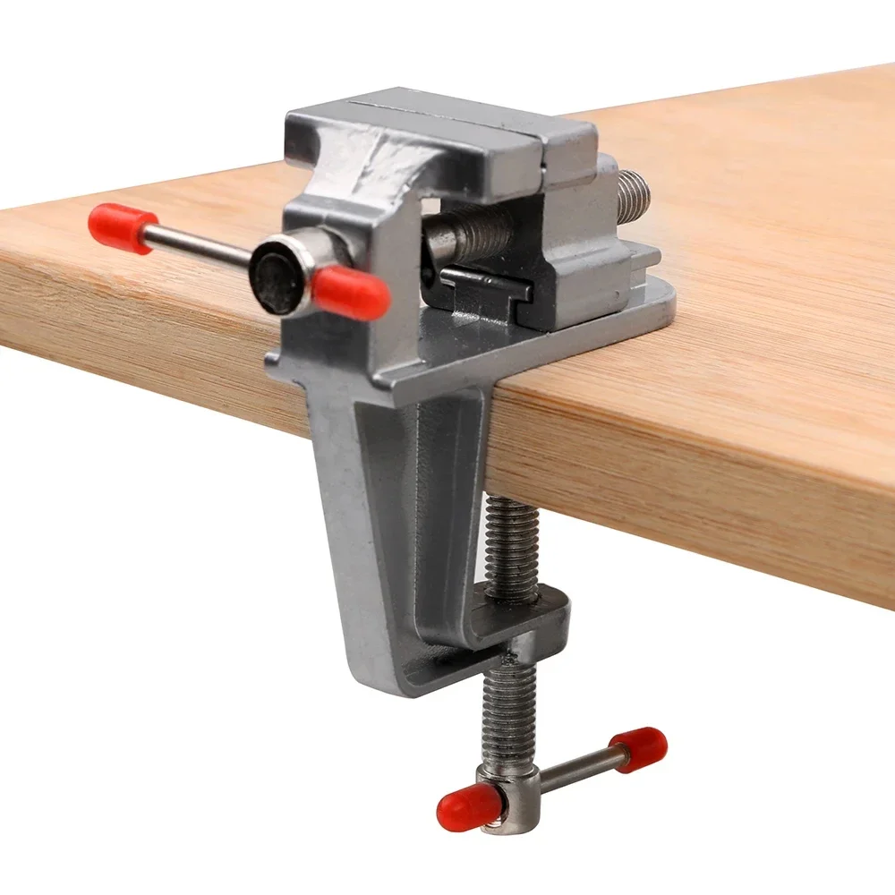 Mini Bench Vise Table Clamp Screw DIY Craft Mold Fixed Repair Tool Plier Jewelry Make Electronics Small Hobby Workbench Portabl