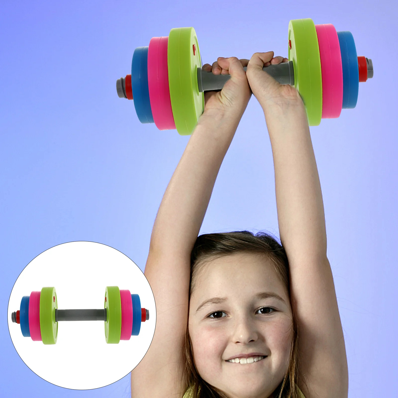 

Dumbbel Dumbells Children Fitness Dumbbell Mini Prop Cast Toy Barbell Plaything