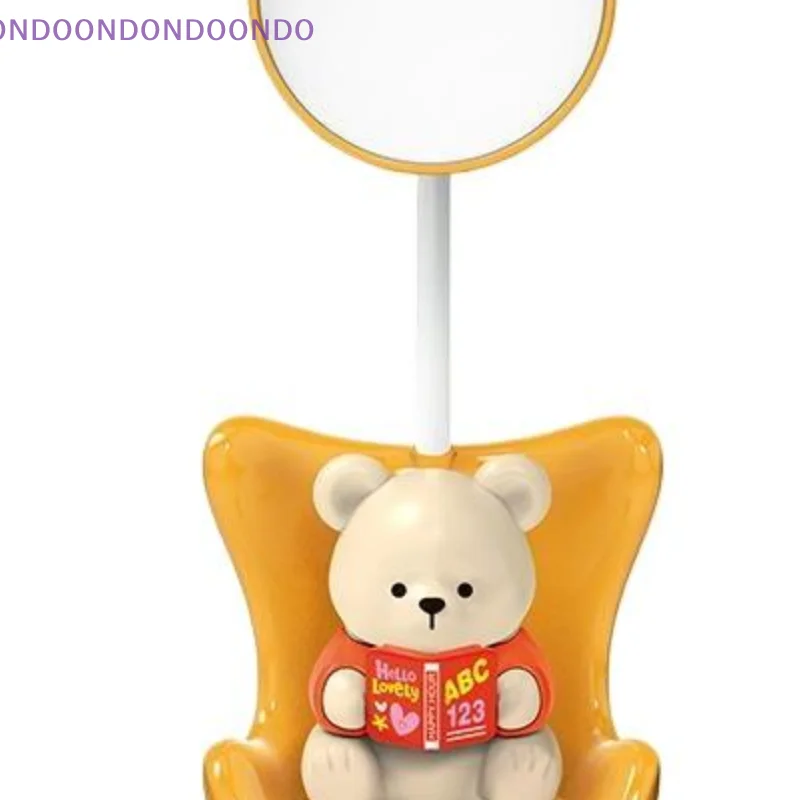 

Child Safe LED Table Lamp with Adorable Cartoon Bear Design, USB Charging, Adjustable Brightness, Perfect Desk Decoration