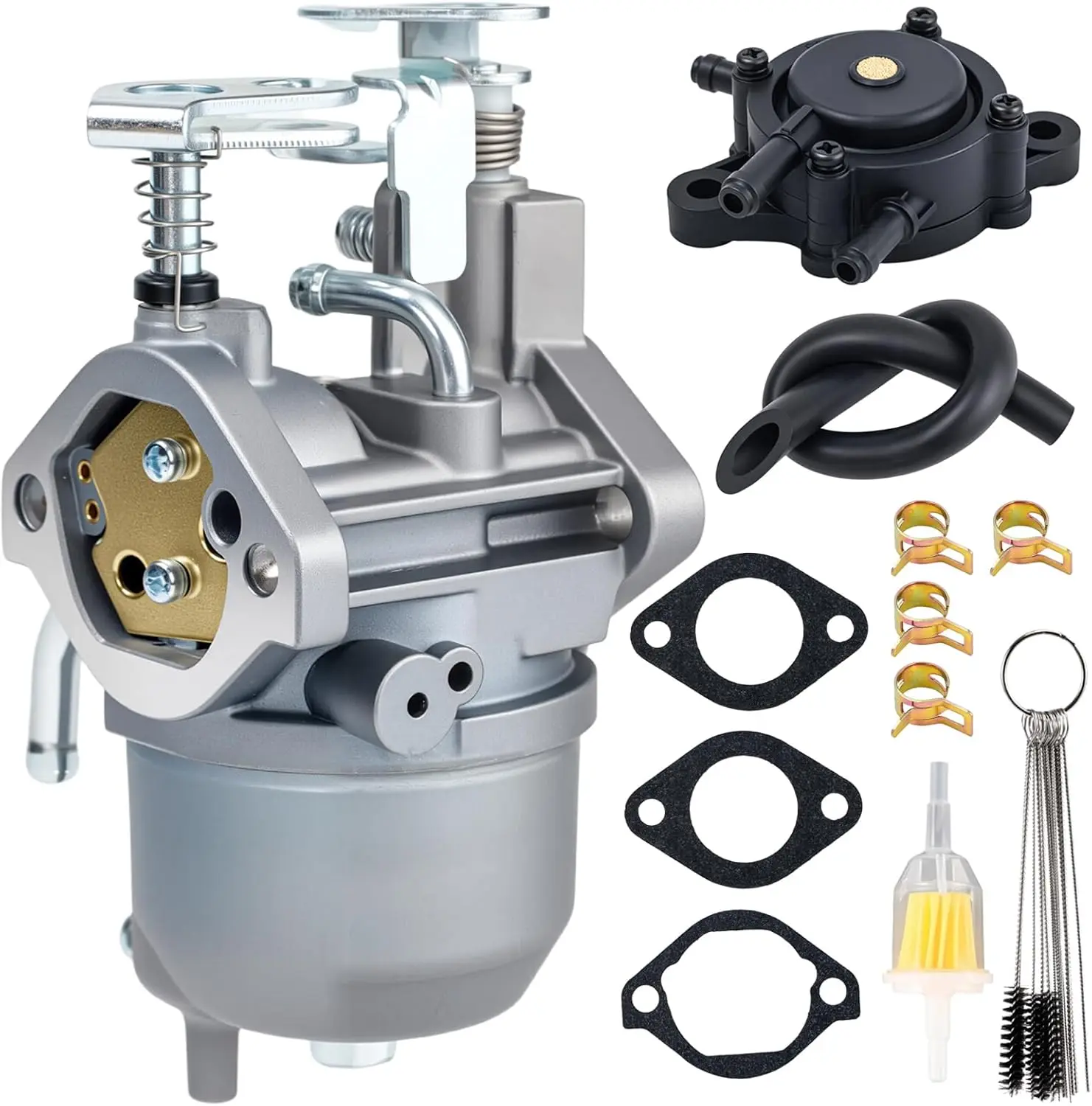 Carburetor Compatible with Kawasaki Mule 600  SX XC SC  KAF400A KAF400C KAF400E KAF400D Carb With Fuel pump Fuel Filter Gaskets