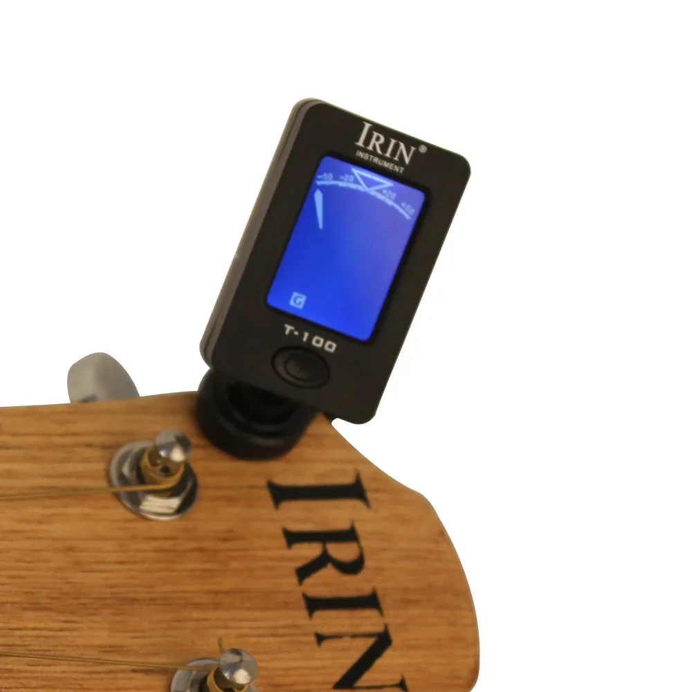 IRIN Guitar Clip-on Tuner LED Display Electronic Tuning for Chromatic Acoustic Electric Guitar Bass Ukulele Guitar Accessories