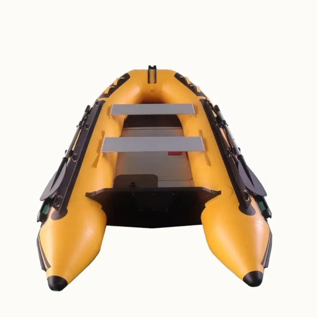 

Fashion Design Pvc Rowing Boats Kayaks Popular Design Size 2m 3m 4m Inflatable Fishing Boat With Outboard Motor
