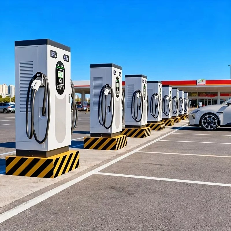 YG 120KW Dual  DC Fast EV Charging Station Floor-Mounted GB/T CCS Type2 Air-Cooled IP54 Outdoor Commercial Parking EV Charger