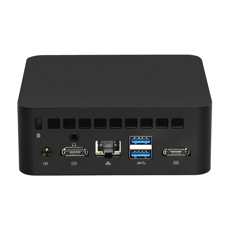 Helorpc Pocket Mini PC Inter 12e N100/N95 Ondersteuning Windows10 LINUX 2-band WiFi BT4.2 met 4xUSB3.2 2xHDMI2.0 draagbare computer