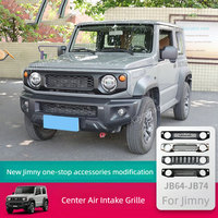 Off Road 4x4 ABS Car Front Bumper Grille For 2019-2025 SUZUKI Jimny JB64 JB74 Car Exterior Accessories Mesh Grids Racing Grills