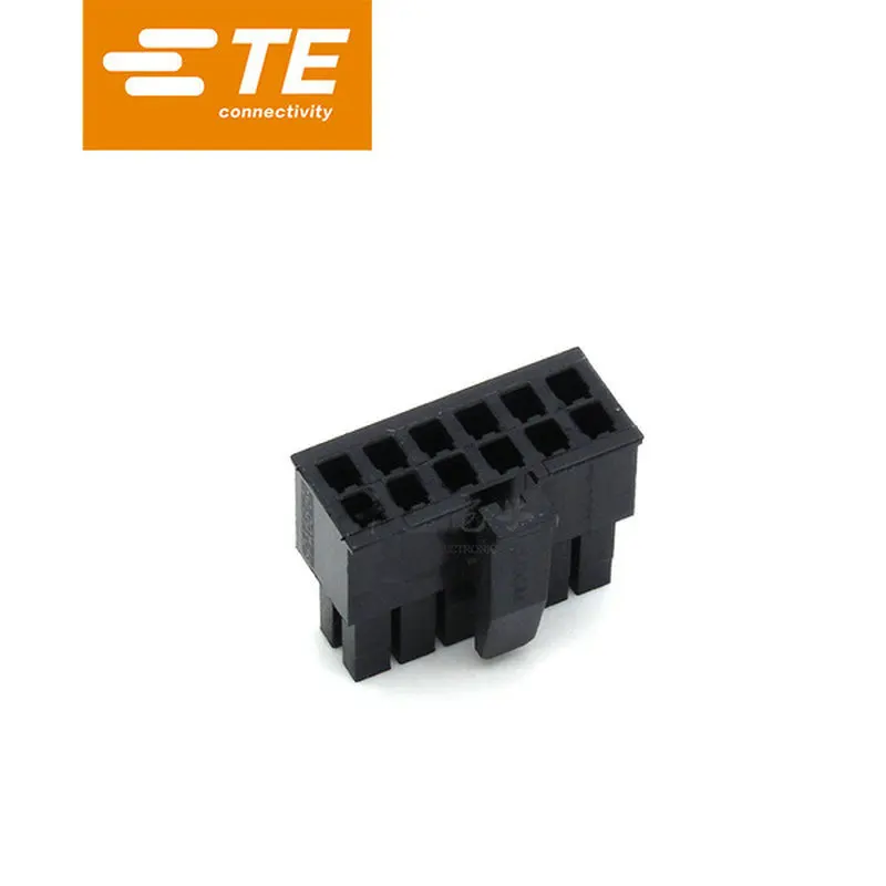 

50 шт. оригинальный разъем 1-794617-2 12P черный резиновый корпус с 1-794606-1