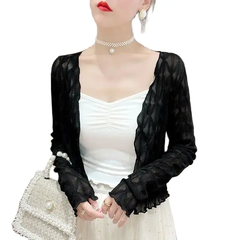 Lace Bolero Women Wedding Accessories Mariage Bride Wedding Jacket Long Sleeves Chaquetas De Mujer Para Shawl Novia Dress Cape