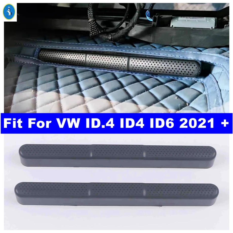 

Interior Seat Bottom AC Air Duct Vent Anti-blocking Protection Accessories Cover Kit For VW Volkswagen ID.4 ID4 ID6 2021 - 2024