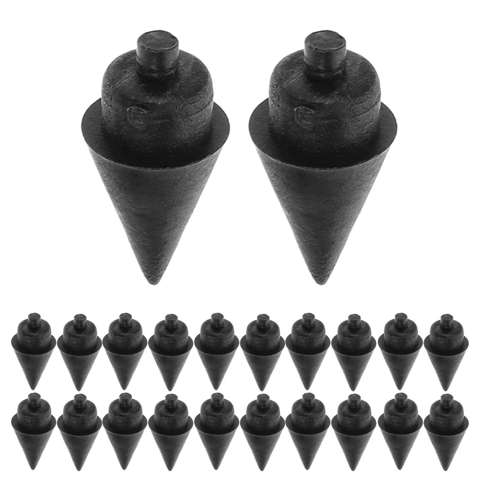

48 Pcs Motorcycle Tire Repair Kit Durable Plastic Black Head Tools Puncture Plug Strings Universal Accessories