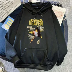 Conan-Sudaderas con capucha para Hombre, Ropa de calle con estampado gráfico de álbum, Tops de moda Harajuku, color gris, Found Heaven, Invierno