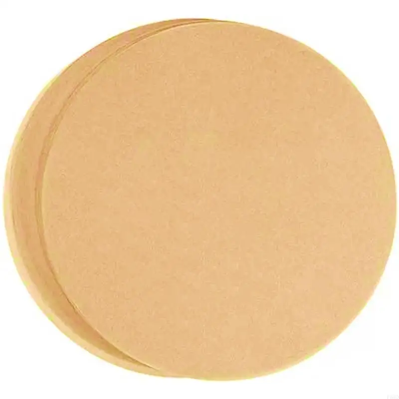 F68d 100pcs okrągłe pergaminowe papier holenderskie wkładki piekarnikowe DRYTUNALE