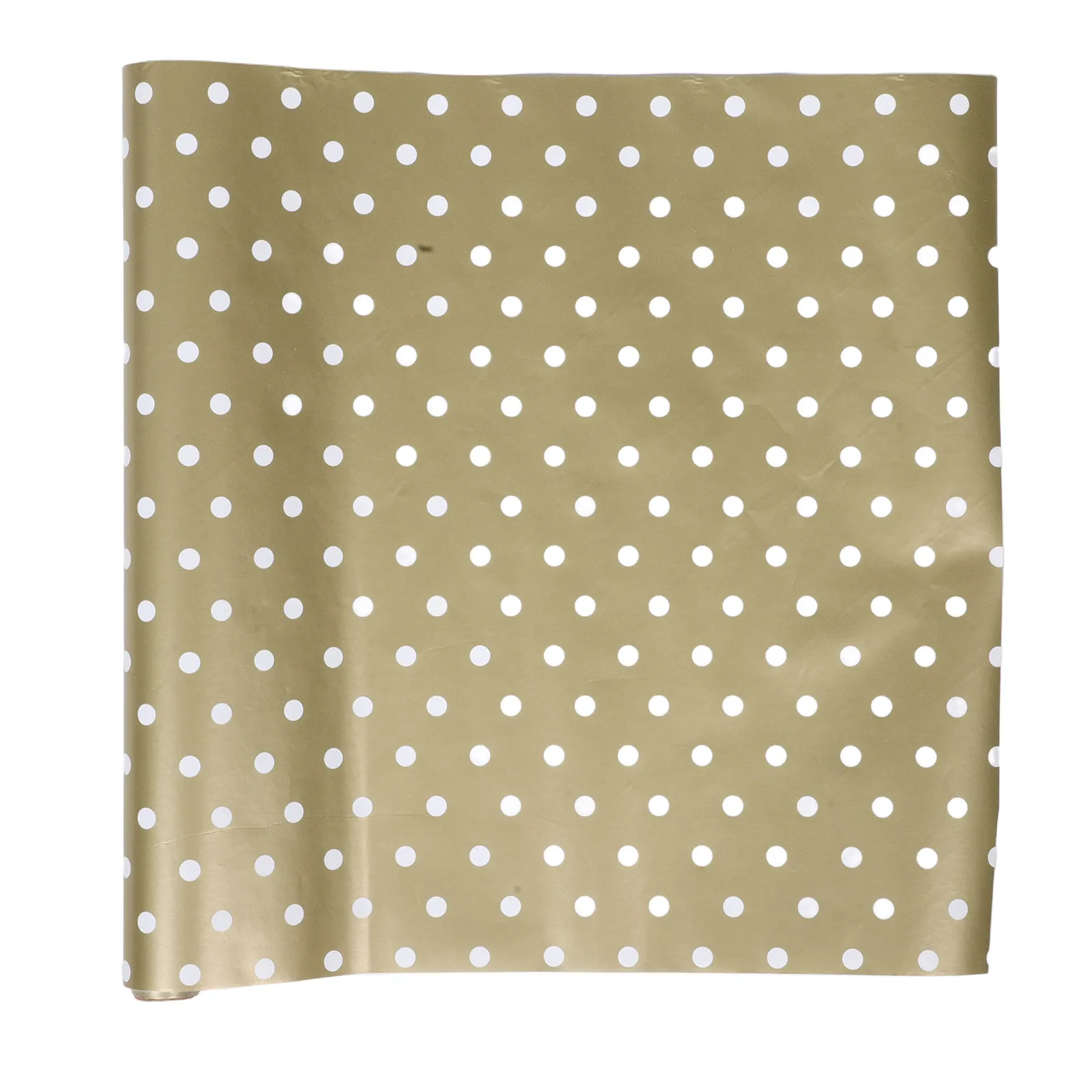 Elegant Gold Dot Wrapping Paper Roll Luxury Aluminized Gift Wrap for Valentine's Day Birthday Wedding Shower Party Floral