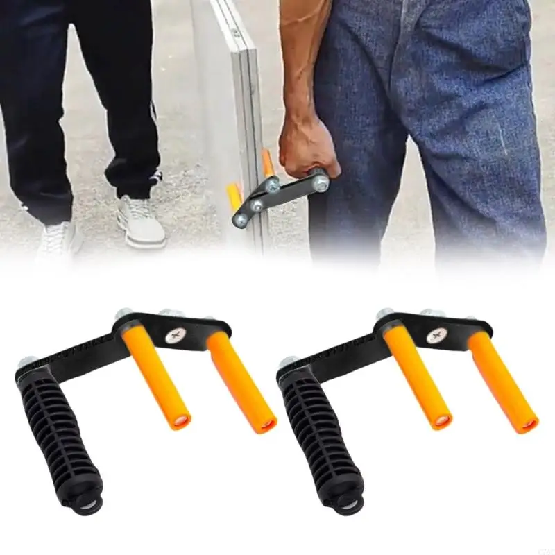 2pcs Portable Ergonomic Board Lifting Device для безопасного транспортного гипса дерева C7AC