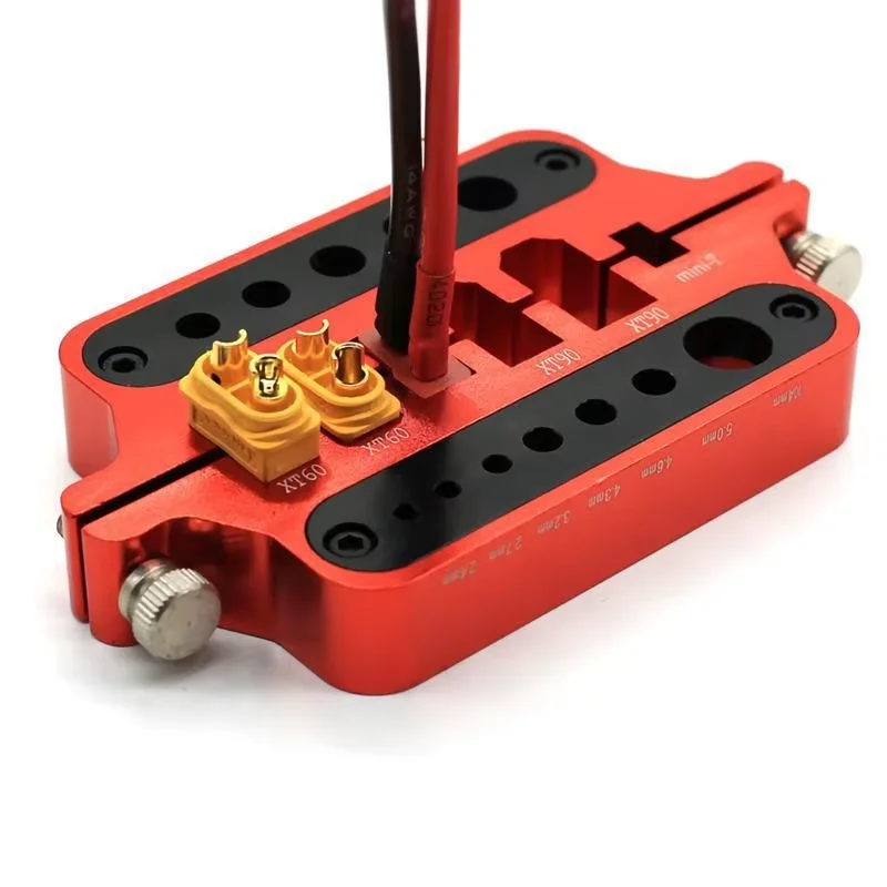 RC Car Parts Metal mini Red Soldering Tool Holder Model Cars Drone Marine Welding Tool T plug Connector XT60 XT90