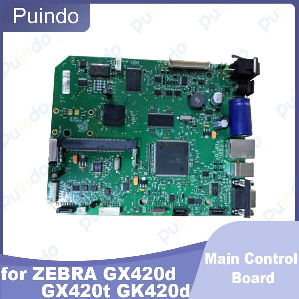 Main Control Board with USB Serial Parallel and Ethernet Ports for Zebra GX420d GX420t GK420d Barcode Printers