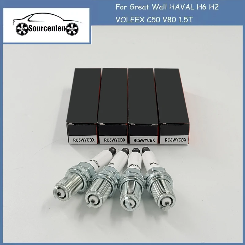 

3707100-EG01T 4pieces/set Spark Plug For Great Wall HAVAL H6 H2 VOLEEX C50 V80 1.5T Displacement Original Accessories