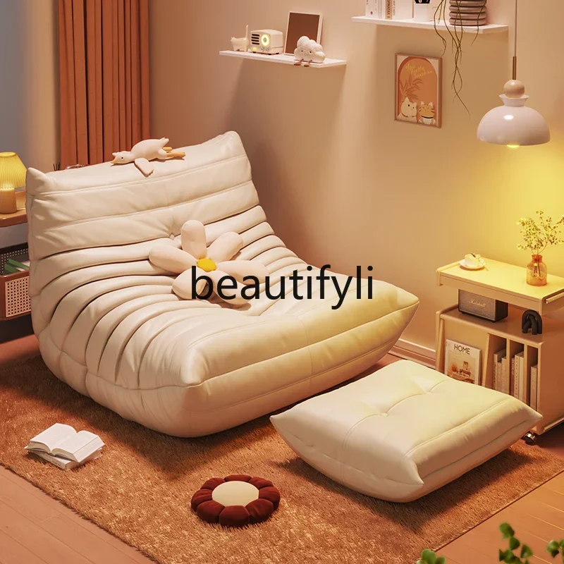 

Lazy sofa reclining sleepable caterpillar small sofa single lazy chair tatami leisure recliner