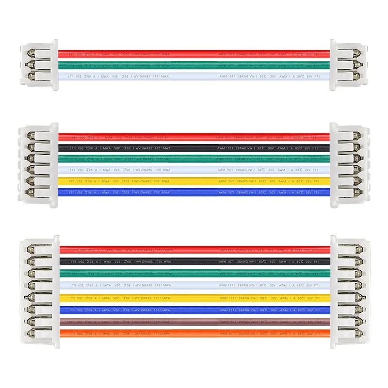 

PicoBlade 1.25mm Pitch Molex 1.25mm Connector with 28AWG Cables,MX 1.25mm Connector 2/3/4/5/6/7/8/9/10 Pin (KS-MX1.25-Kit)