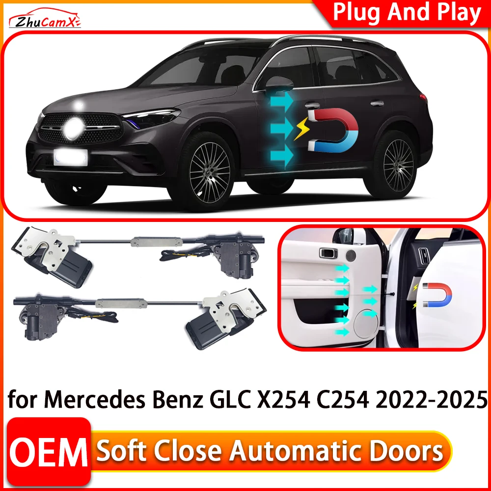 

for Mercedes Benz GLC X254 C254 2022-2025 Automatic Electric Soft Close Door Closer Power Closing Door Comfort Closing System