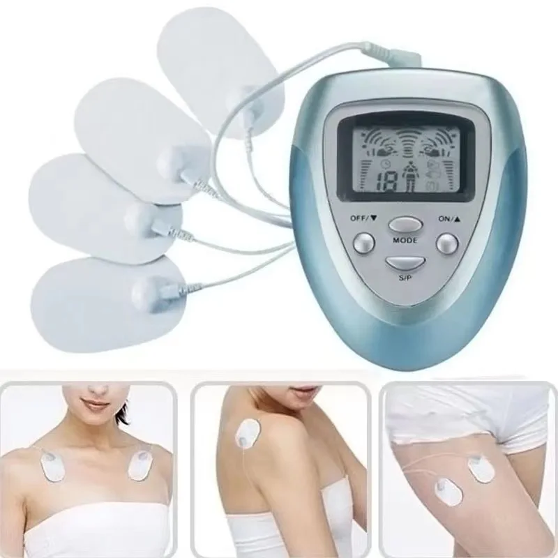 EMS Electric Pulse Digital Physical Therapy MachineTENS Electrical Nerve Muscle Stimulator  for Pain Full Body Neck Back Massage