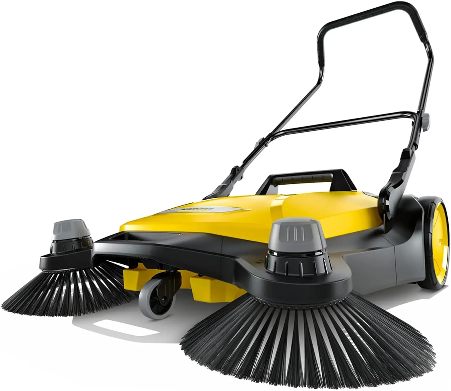 Kärcher - S 6 Twin Walk-Behind Outdoor Hand Push Floor Sweeper-10 Gallon Capacity - 33.9" Sweeping Width 32,300 Square Feet/Hour