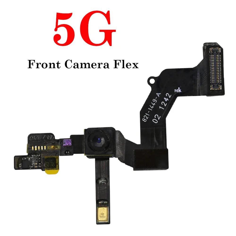 Front Facing Camera Flex Cable with Light Proximity Sensor Microphone Assembly  For iPhone 5 5S SE 6 6s Plus Back Rear Camera