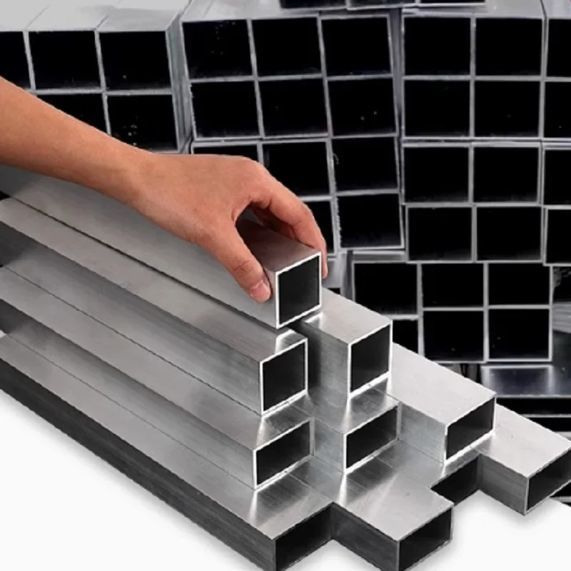 Tubo cuadrado rectangular de aleación de aluminio 6063