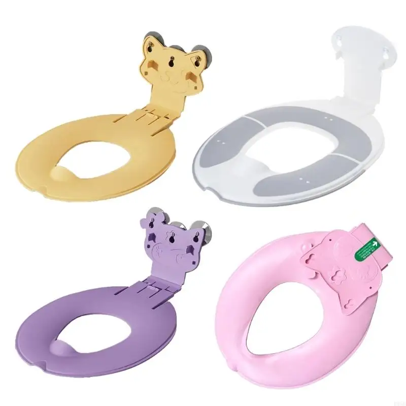 Cartoon Child Toilet Trainer Foldable Travel Potty for Potty Use B95B