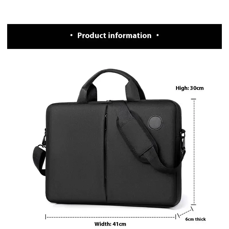Solid Color Simple And Lightweight Portable Laptop Bag, Portable Business Trip Waterproof Computer Protective Case