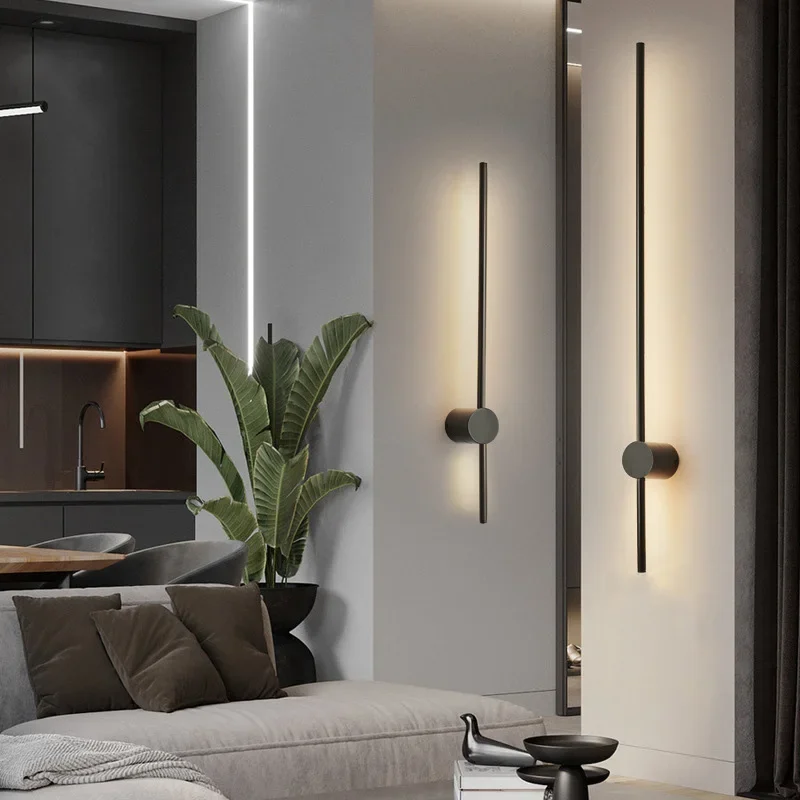 Lámpara Led de pared de un piezas, candelabro para decoración interior del hogar, dormitorio, sala de estar, iluminación de fondo de sofá