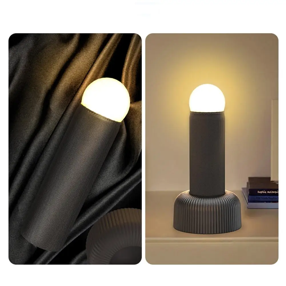 

LED Night Light Creative Handheld Rechargeable Atmosphere Sleep Gift Decoration Light Bedside Birthday Bedroom Desk Lamp J4L3