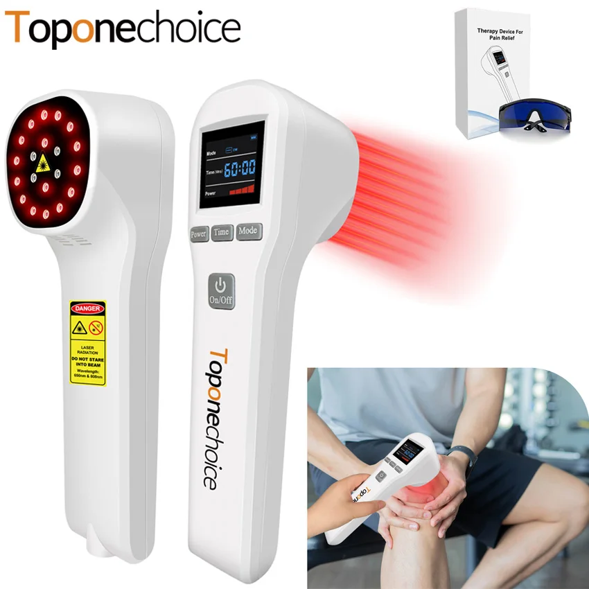 

Body Pain Laser Therapy Device LLLT Physiotherapy Equipment for Knee Arm Shoulder Pain Arthritis Wound Healing Tennis Elbow