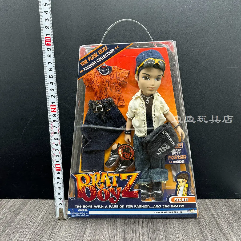 อะนิเมะ MGA Bratz Boyz Bates koby Cameron eitan Dylan ตุ๊กตาขยับแขนขาได้กับอุปกรณ์เสริมของสะสมตุ๊กตาชายรุ่นที่มีจำนวนจำกัด